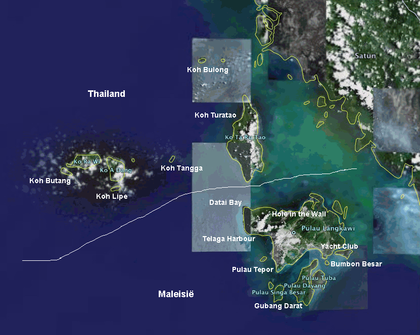zeekaart Maleisië