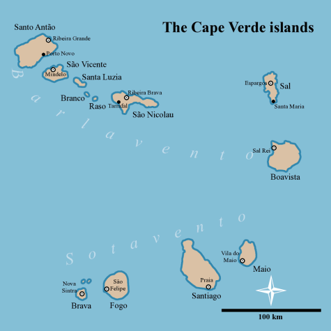 Cabo Verde - carte