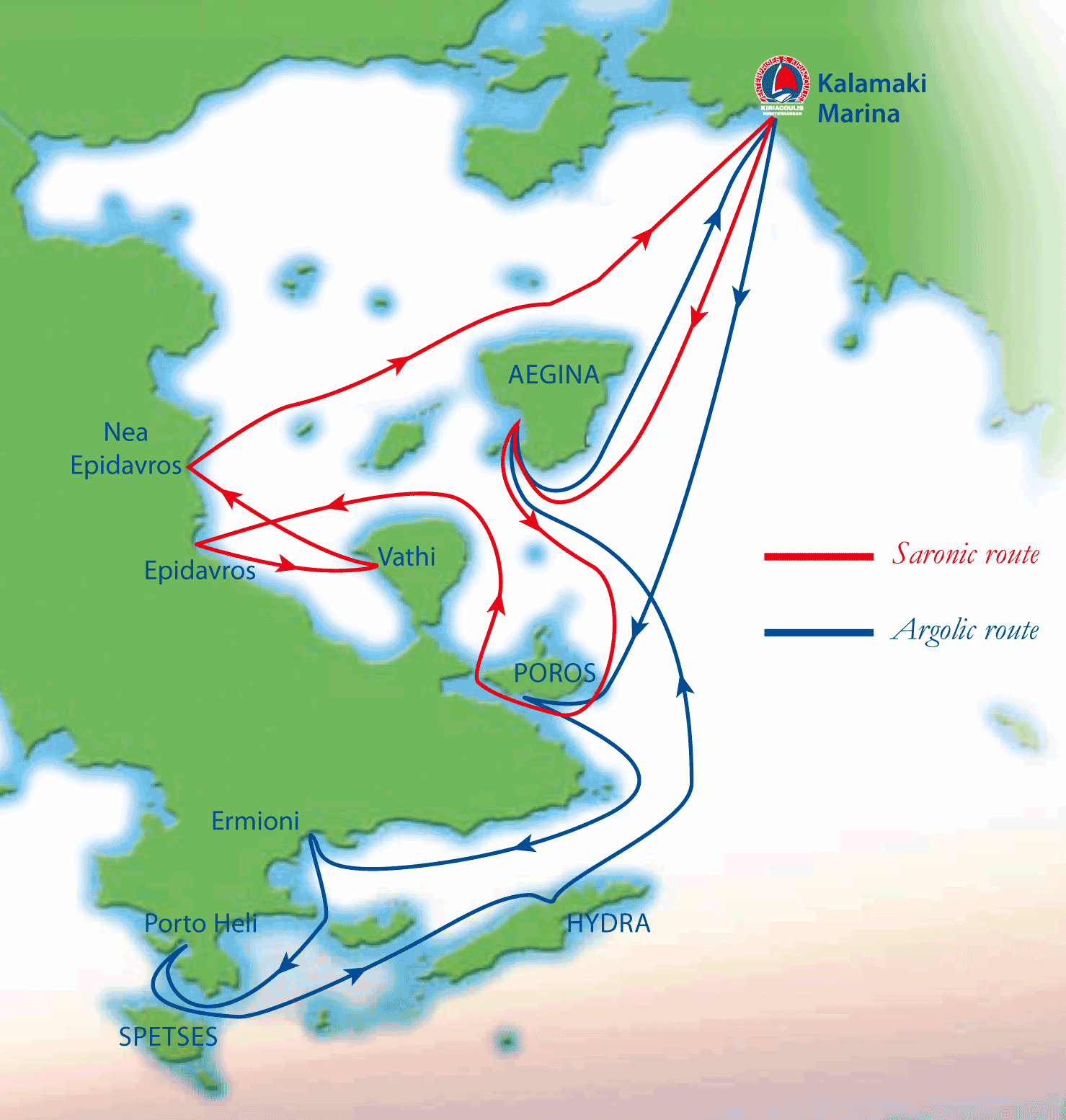 flottielje kiriacoulis zeekaart
