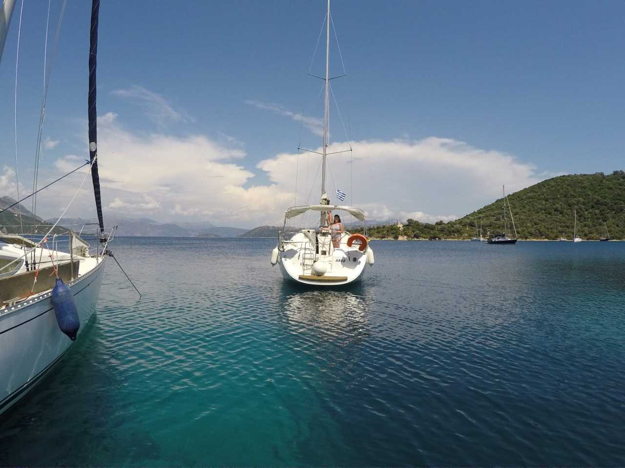 flottielje Griekenland-mooie baai